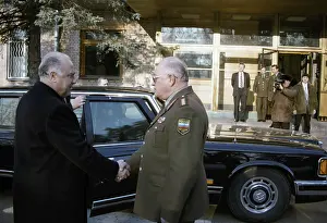 Instruction: Viktor Chernomyrdin and Igor Sergeyev at the Russian