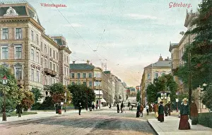 Cobblestones: Viktoriagatan, Gothenburg (Goteborg), Sweden