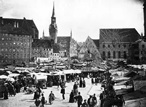 Geist: Viktualienmarkt in Manchen