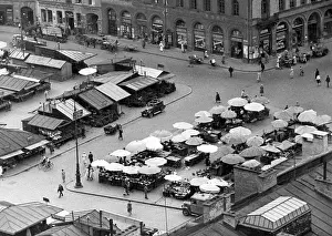 Viktualienmarkt: Viktualienmarkt in Munich, 1930