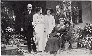 Roquebrune: At the villa of the Williamsons, Roquebrune