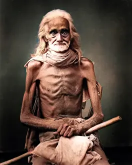 Ceylon: Village elder, Ceylon (Sri Lanka)