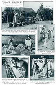 May19: Village Industries - pottery and parchment making