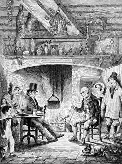 C1840: VILLAGE INN SCENE C1840