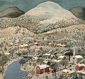 Village in Mountains