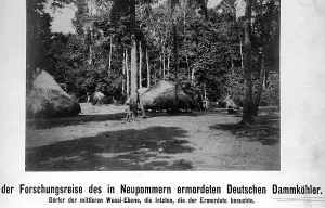 Insel: Village in New Guinea
