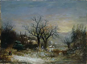 Leaver: A Village in Northamptonshire ' winter scene