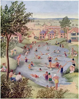 Sep23: Our Village Pond in Summer