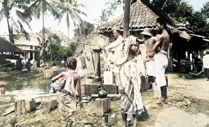 Fromcolourisedpic: VILLAGE PUMP, JAVA