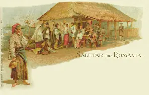 Countryfolk: Village Scene, Romania