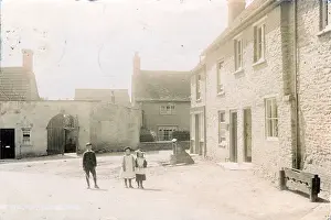 Sherborne: The Village - Showing the Stocks