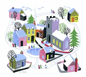 Esme: Village in the snow