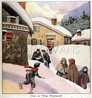 Blanketed: VILLAGE UNDER SNOW