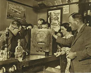 Pints: Villagers Gathered Around the Wireless
