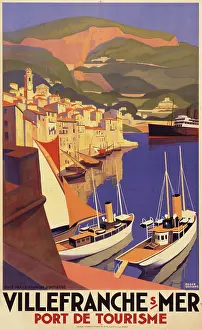 Riviera Style: Villefranche-sur-Mer poster