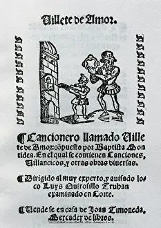 Songbook: Villete de Amor by Baptista Montidea