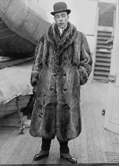 Titantic: Vincent Astor (1891-1959), on deck of ship ?
