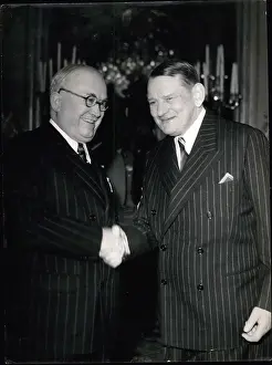 Auriol: Vincent Auriol and Rene Coty, Elysee Palace, Paris