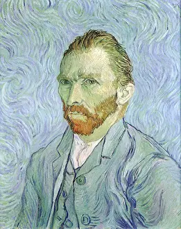Swirling: Vincent van Gogh, self-portrait