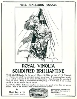 Brilliantine: Vinolia Advertisement