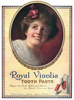 Beaming: Vinolia Company Advertisement