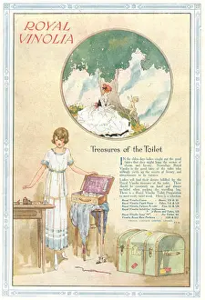 Brilliantine: Vinolia Company Advertisement