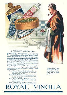 Brilliantine: Vinolia Company Advertisement