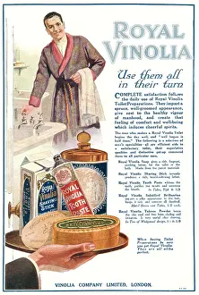 Brilliantine: Vinolia Company Advertisement