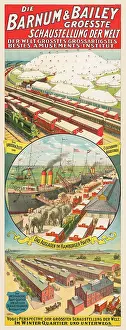 Canopy: Vintage Barnum & Bailey circus poster - circus