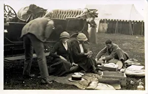 Picnicking: Vintage Car on Picnic