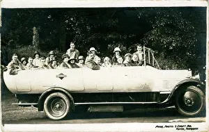 Paignton: Vintage Charabanc, Torquay, England