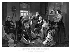 Prevention: Vintage Civil War print of a Union soldier