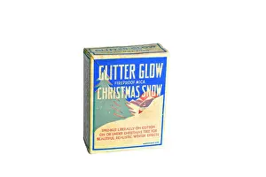 Glitter: Vintage Glitter Glow artificial snow in original packaging