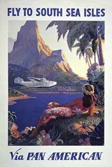 Isles: Vintage Pan Am advertisement, circa 1938