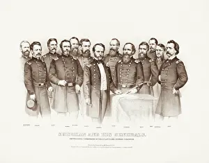 Traditionally: Vintage portrait of General Sherman with his
