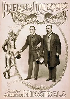 Minstrel: Vintage poster of Primrose & Dockstader's Great