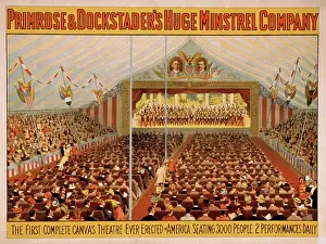 Canopy: Vintage poster of Primrose & Dockstader's Huge