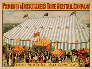 Canopy: Vintage poster of Primrose & Dockstader's Huge