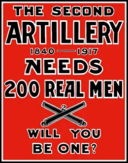 Question: Vintage World War I propaganda poster