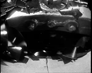 Crushed: Vinyls Being Crushed to Use For War Materials