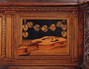 Workmanship: Viola and branch with fruit