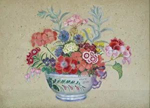 Violas: Violas, Geraniums and Sweet Williams