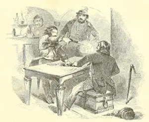 Saloons: Violence at the saloon card table in the ?