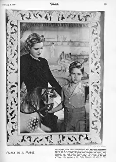 Leyland: Violet Kindersley with her son