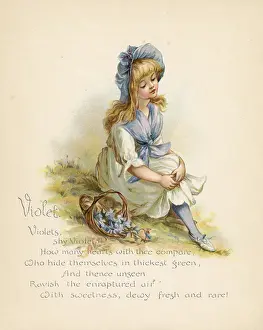 Personified: Violet / Language of Flowers