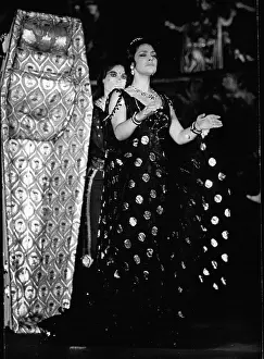 Traviata: Violetta Papantoniou, opera singer, in La Traviata, Paris