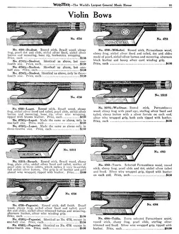 Accesories: Violin accessories, Wurlitzer