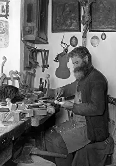 Compact: Violin maker, 1930s