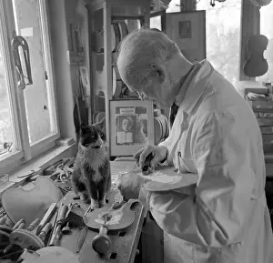 Oldrich: Violin - violin - maker - cat