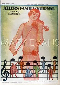 Clef: VIOLIN/WOMAN PLAYING